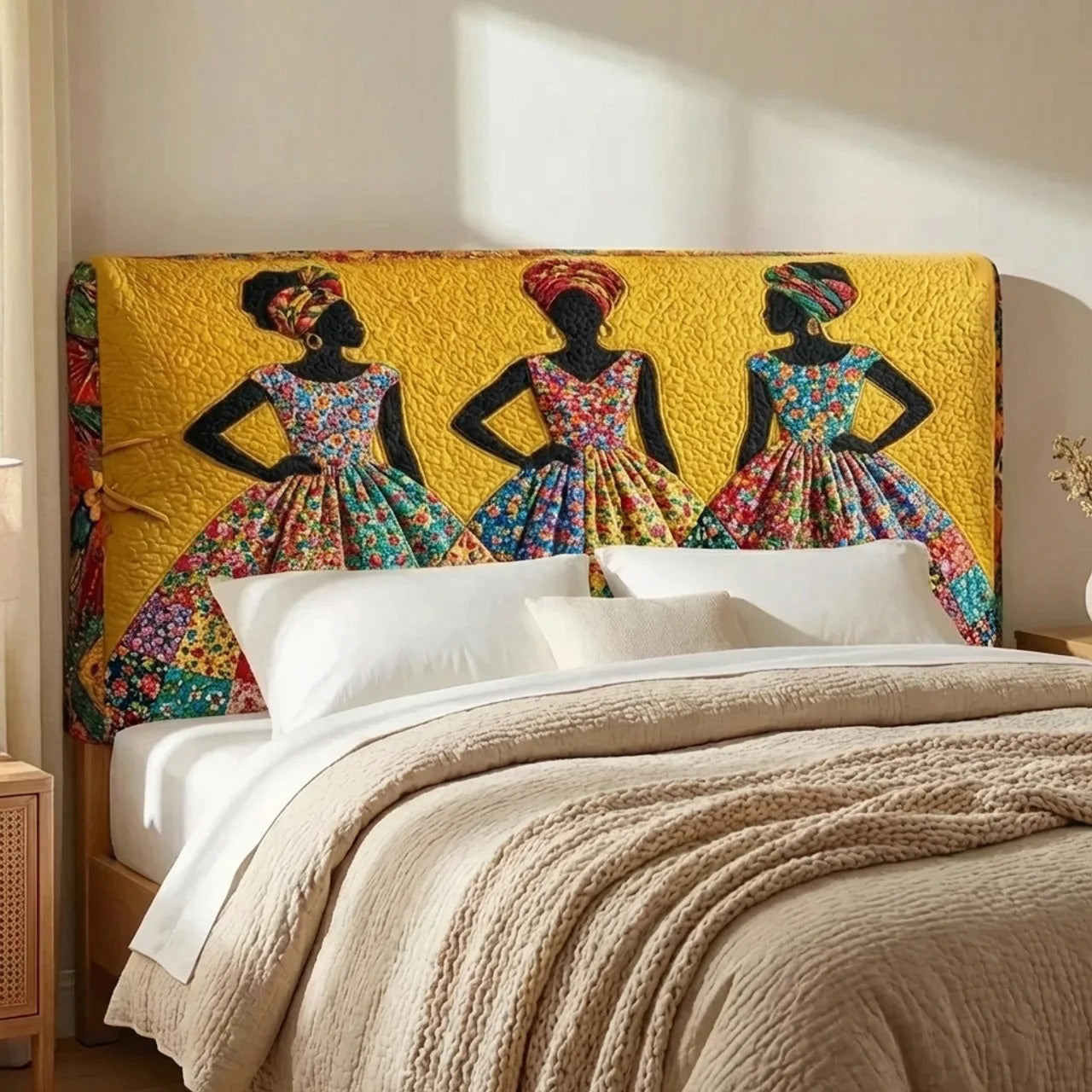 Golden Queens Quilted Headboard Slipcover GFTONL7305