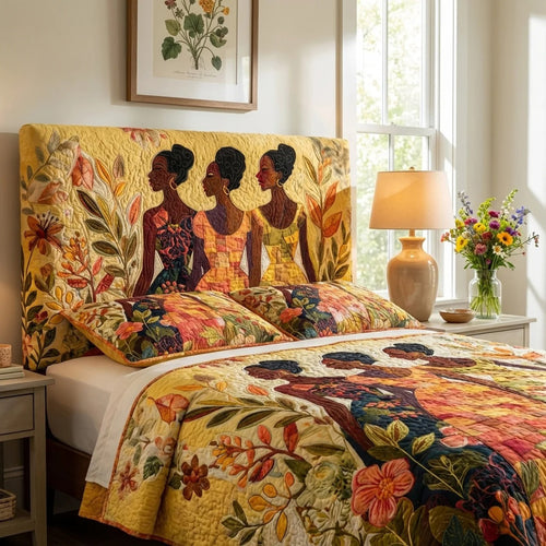 Golden Queens Quilted Headboard Slipcover GFTONL7307