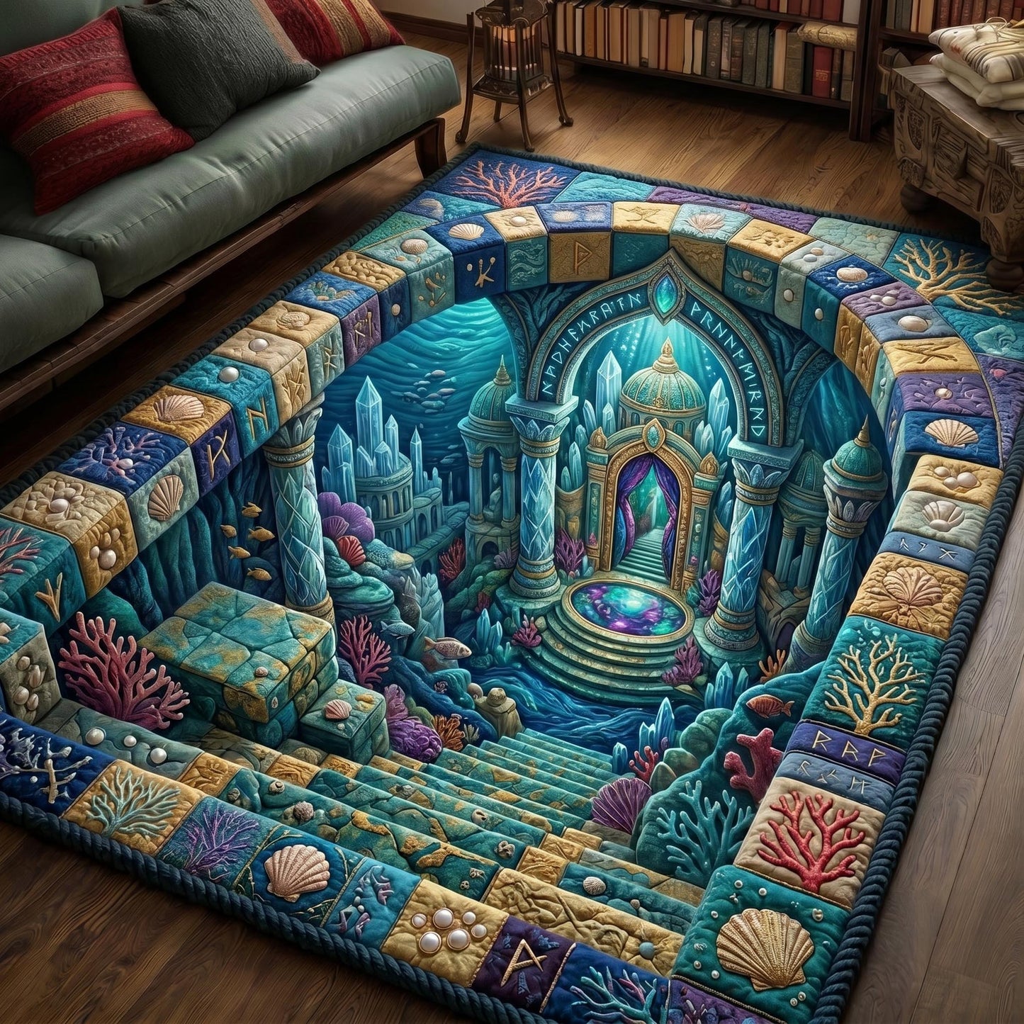 Underwater Atlantis Area Rug GFTONMU1001