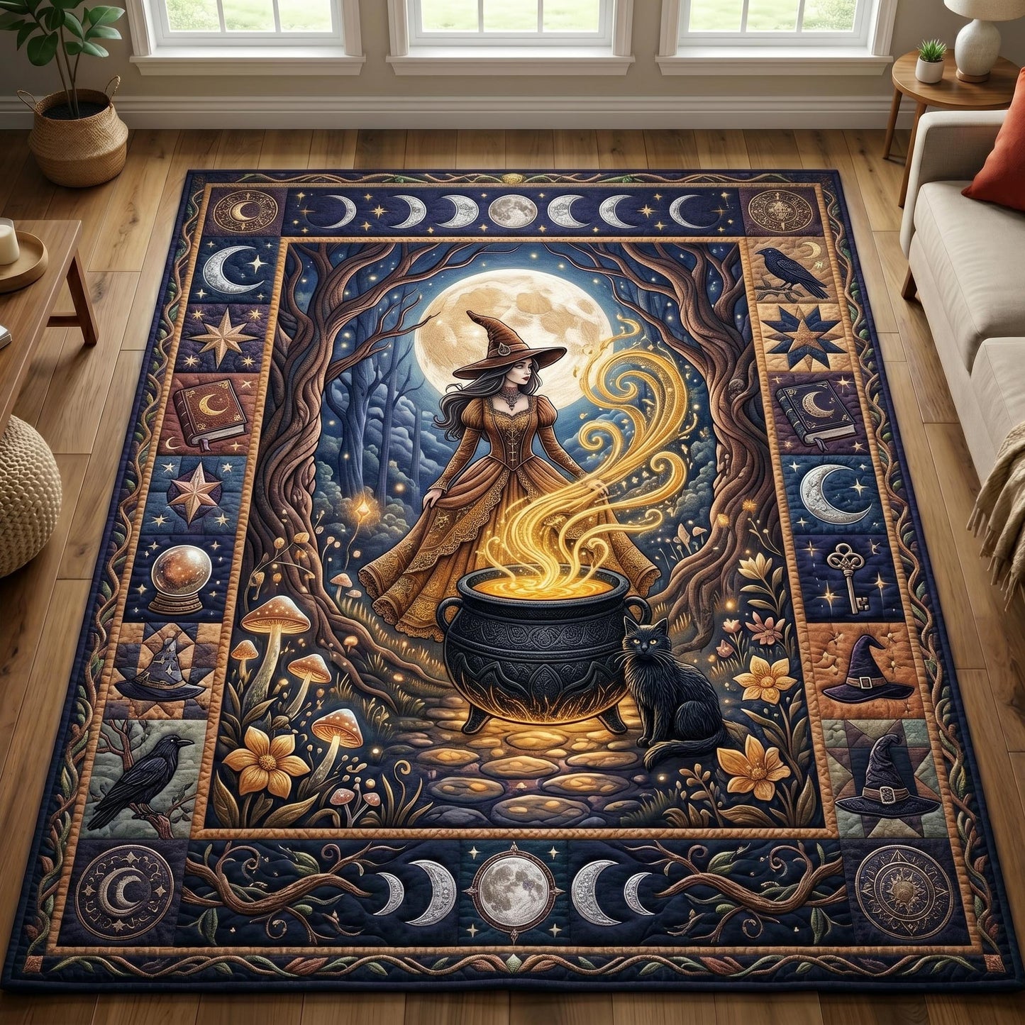 Witches Coven Area Rug GFTONMU1028