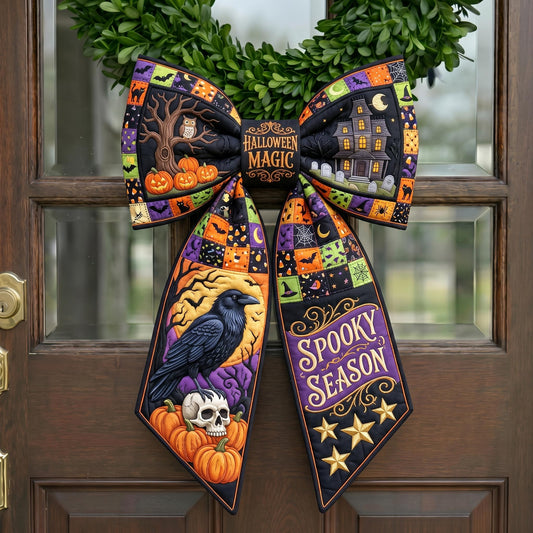 Haunted Halloween Quilted Wreath Sash GFTONMU1030