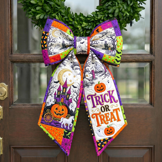 Haunted Halloween Quilted Wreath Sash GFTONMU1031