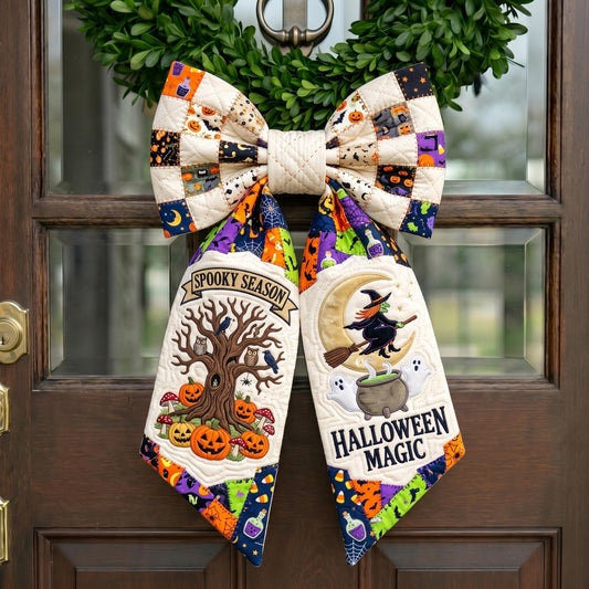 Haunted Halloween Quilted Wreath Sash GFTONMU1032