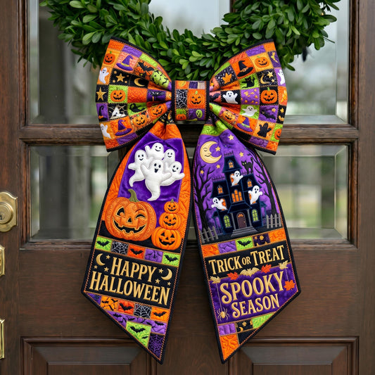 Haunted Halloween Quilted Wreath Sash GFTONMU1037
