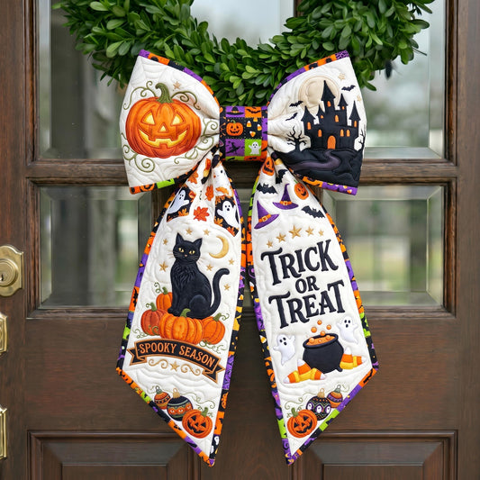 Haunted Halloween Quilted Wreath Sash GFTONMU1039