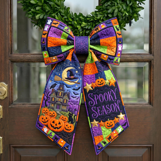 Haunted Halloween Quilted Wreath Sash GFTONMU1040