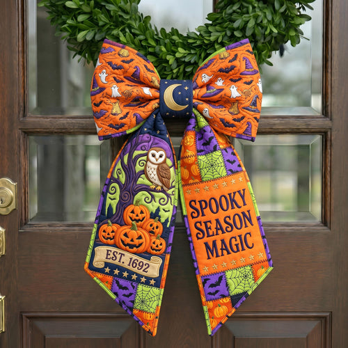 Haunted Halloween Quilted Wreath Sash GFTONMU1041