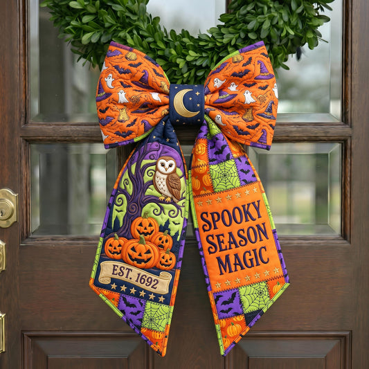 Haunted Halloween Quilted Wreath Sash GFTONMU1041