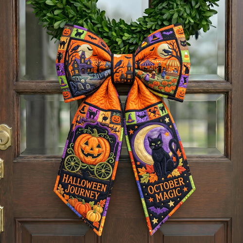 Haunted Halloween Quilted Wreath Sash GFTONMU1042