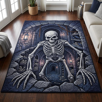 Haunted Skeleton Area Rug GFTONMU1063