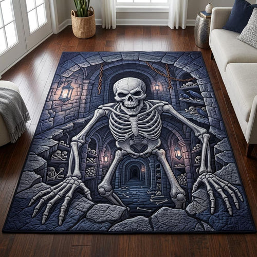 Haunted Skeleton Area Rug GFTONMU1063