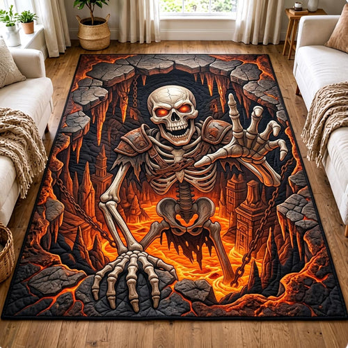 Haunted Skeleton Area Rug GFTONMU1065
