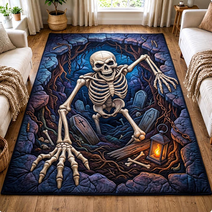 Haunted Skeleton Area Rug GFTONMU1067