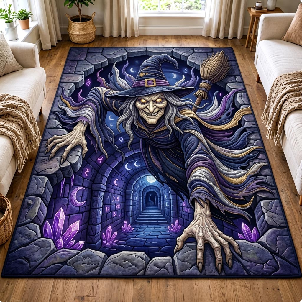 Haunted Witch Area Rug GFTONMU1070