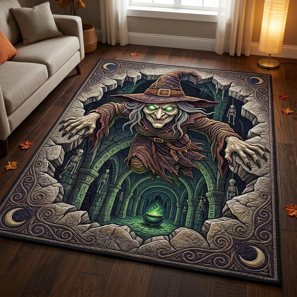 Haunted Witch Area Rug GFTONMU1071