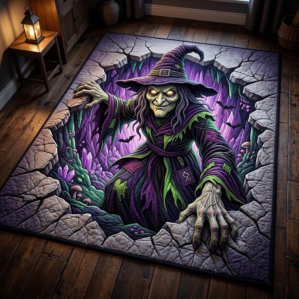 Haunted Witch Area Rug GFTONMU1075