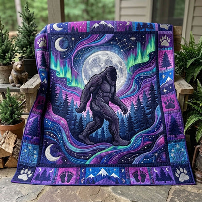 Bigfoot Sasquatch Quilted Blanket GFTONMU1081