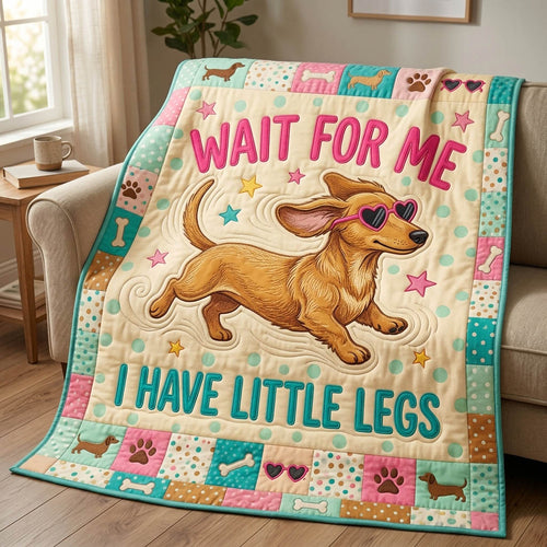 Dachshund Lover Quilted Blanket GFTONMU1180