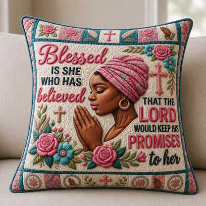 Christian Faith Quilted Pillow Case GFTONMU1214 C2