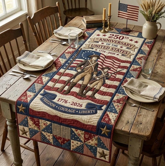 American Pride Quilted Table Runner GFTONMU122