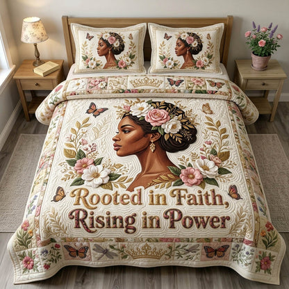 Christian Faith 3-Piece Quilted Bedding Set GFTONMU1224