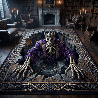 Haunted Skeleton Area Rug GFTONMU1227