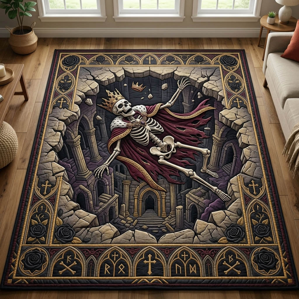 Haunted Skeleton Area Rug GFTONMU1229