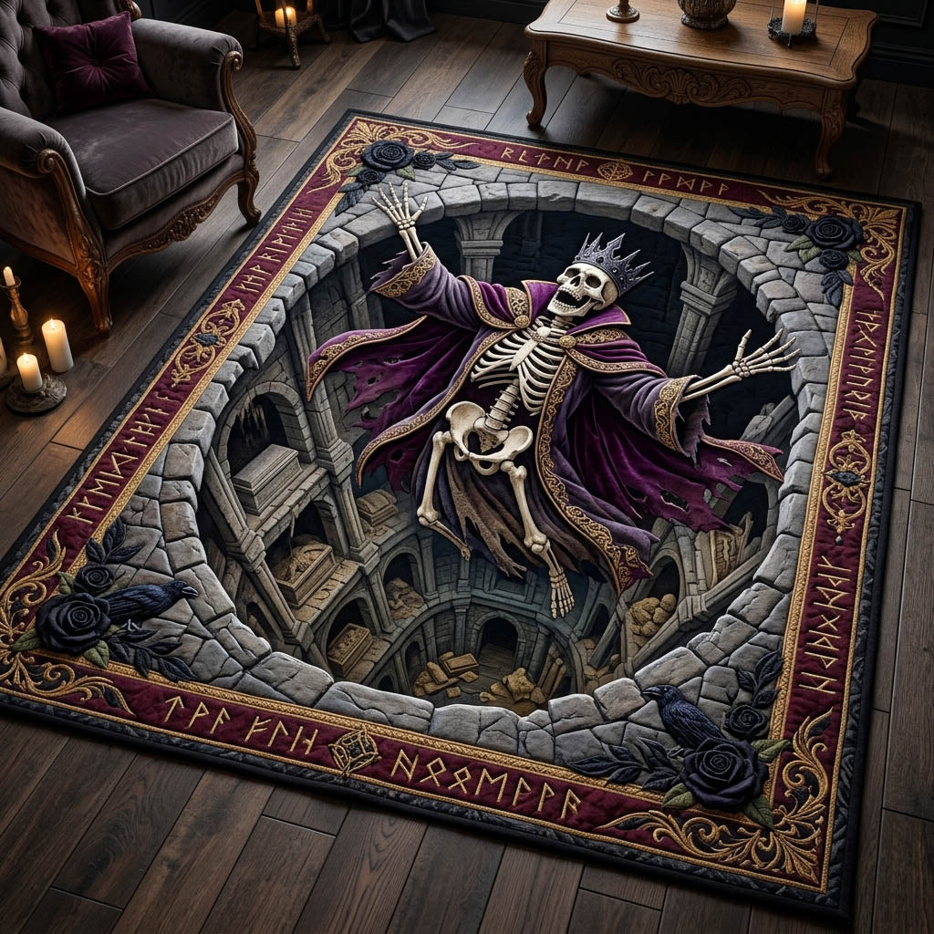 Haunted Skeleton Area Rug GFTONMU1231