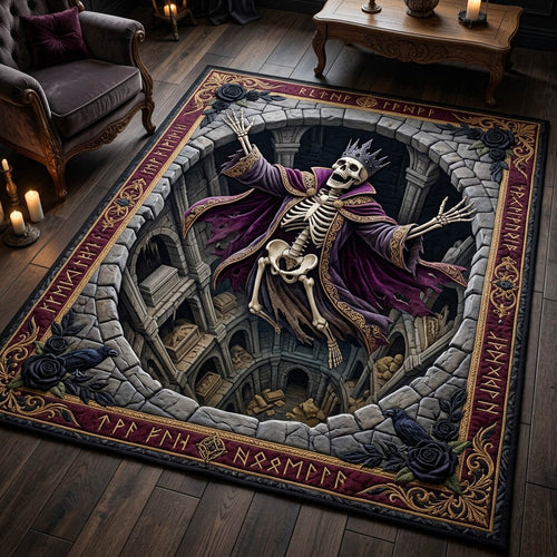 Haunted Skeleton Area Rug GFTONMU1231