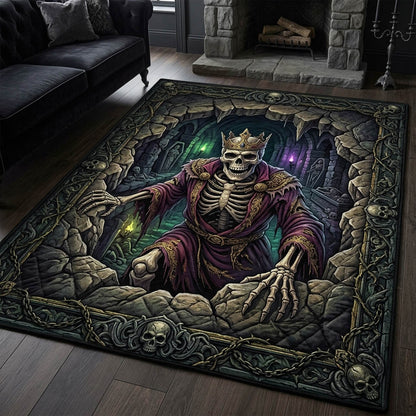Haunted Skeleton Area Rug GFTONMU1233