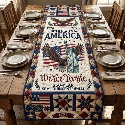 American Pride Quilted Table Runner GFTONMU124