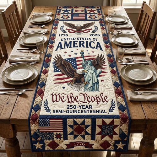American Pride Quilted Table Runner GFTONMU124