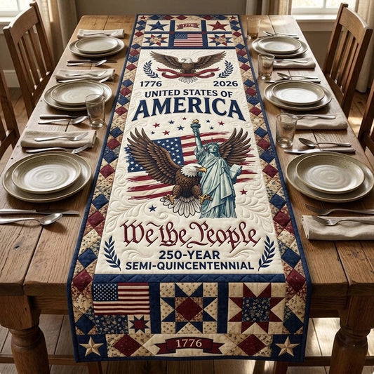 American Pride Quilted Table Runner GFTONMU124