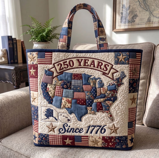 Heritage Patch Quilted Tote Bag GFTONMU125