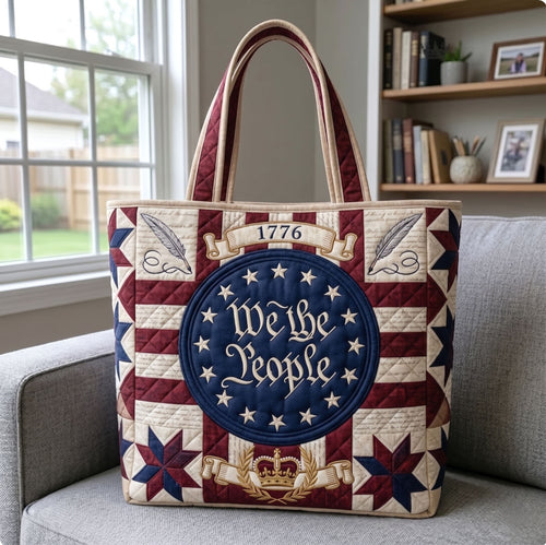 Heritage Patch Quilted Tote Bag GFTONMU131