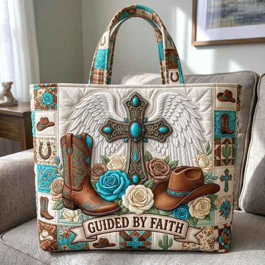 Western Christian Quilted Tote Bag GFTONMU1321
