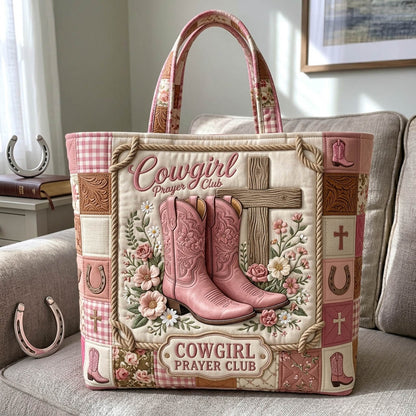 Western Christian Quilted Tote Bag GFTONMU1323