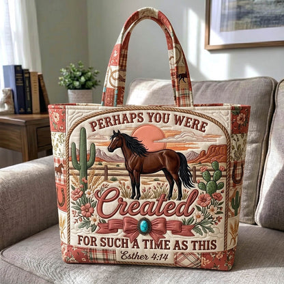 Western Christian Quilted Tote Bag GFTONMU1327