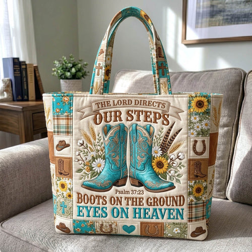 Western Christian Quilted Tote Bag GFTONMU1330