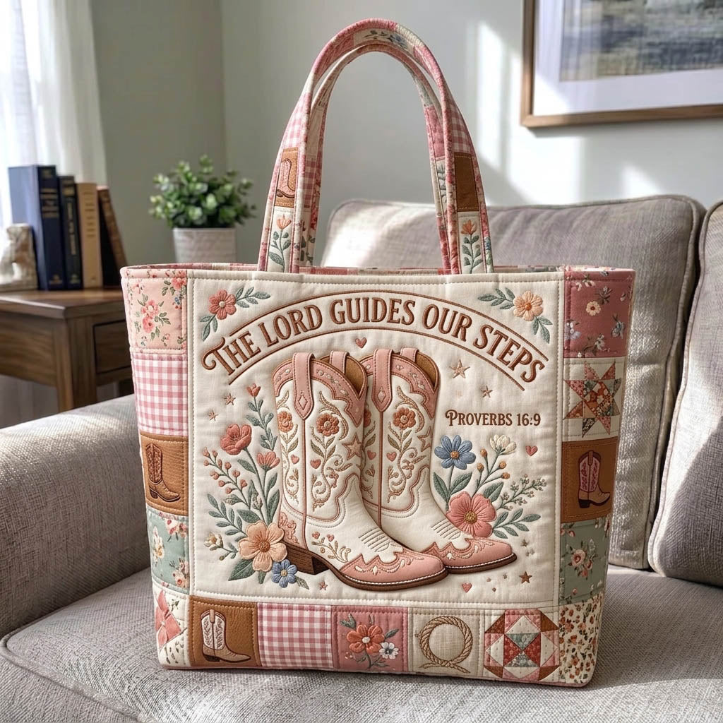 Western Christian Quilted Tote Bag GFTONMU1331