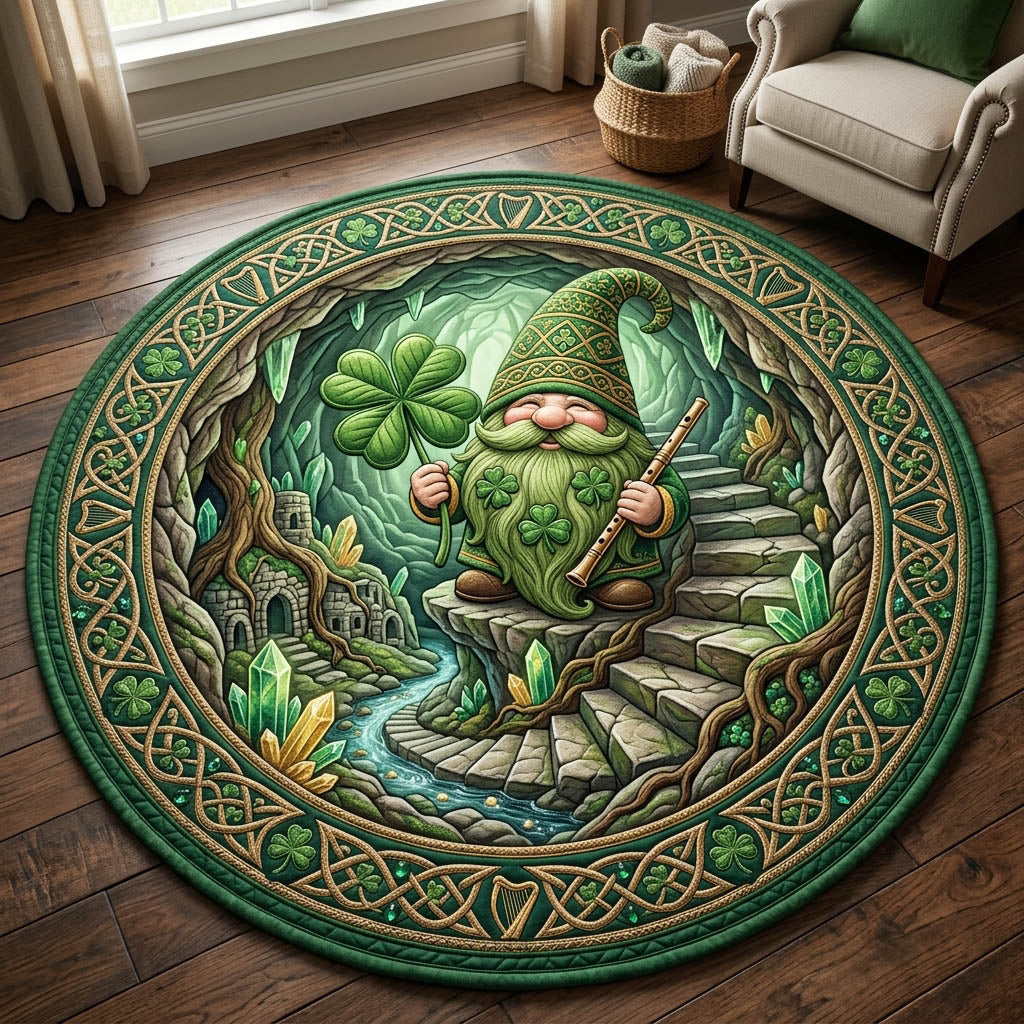 St. Patrick's Day Quilted Round Mat GFTONMU1338