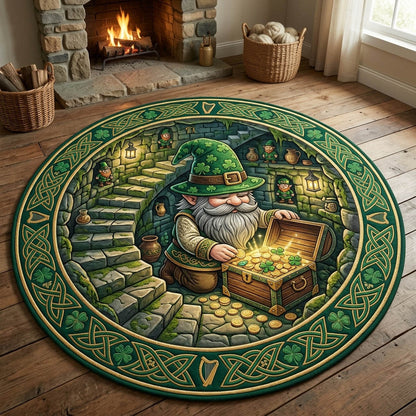 St. Patrick's Day Quilted Round Mat GFTONMU1340