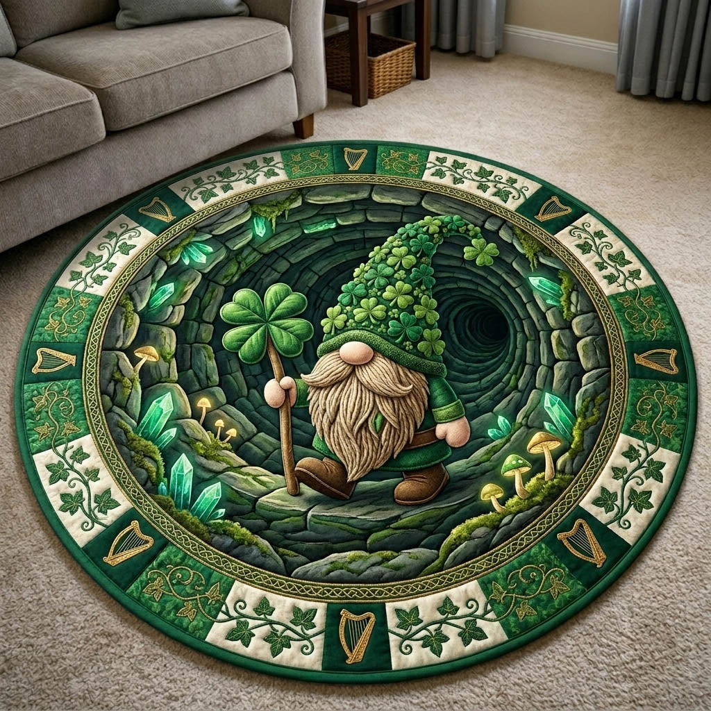 St. Patrick's Day Quilted Round Mat GFTONMU1341