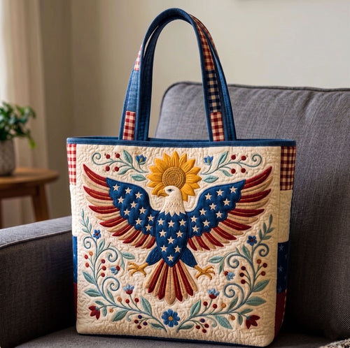 Heritage Patch Quilted Tote Bag GFTONMU135