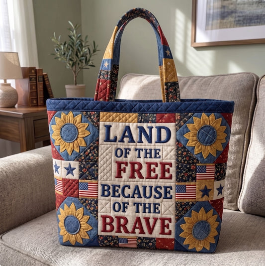 Heritage Patch Quilted Tote Bag GFTONMU138