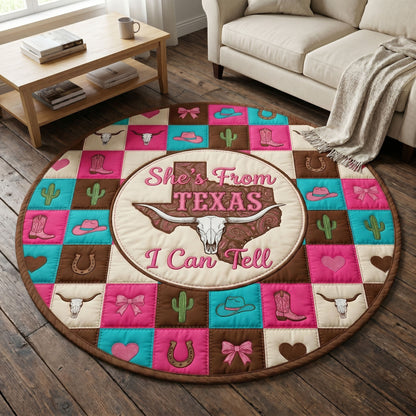 Texas Pride Quilted Round Mat GFTONMU144