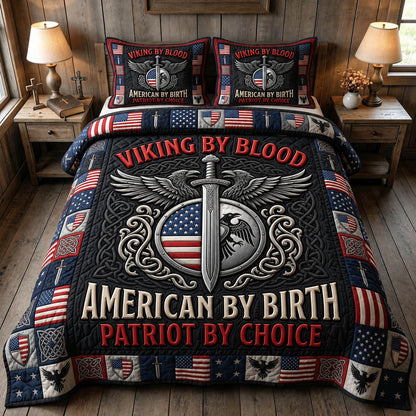 Viking Heritage 3-Piece Quilted Bedding Set GFTONMU1445