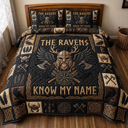 Viking Heritage 3-Piece Quilted Bedding Set GFTONMU1448
