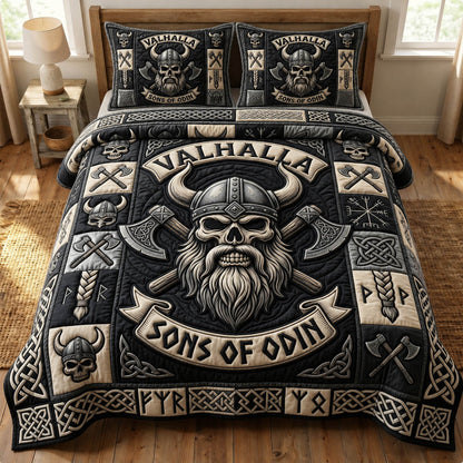 Viking Heritage 3-Piece Quilted Bedding Set GFTONMU1449