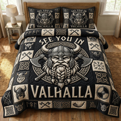 Viking Heritage 3-Piece Quilted Bedding Set GFTONMU1450